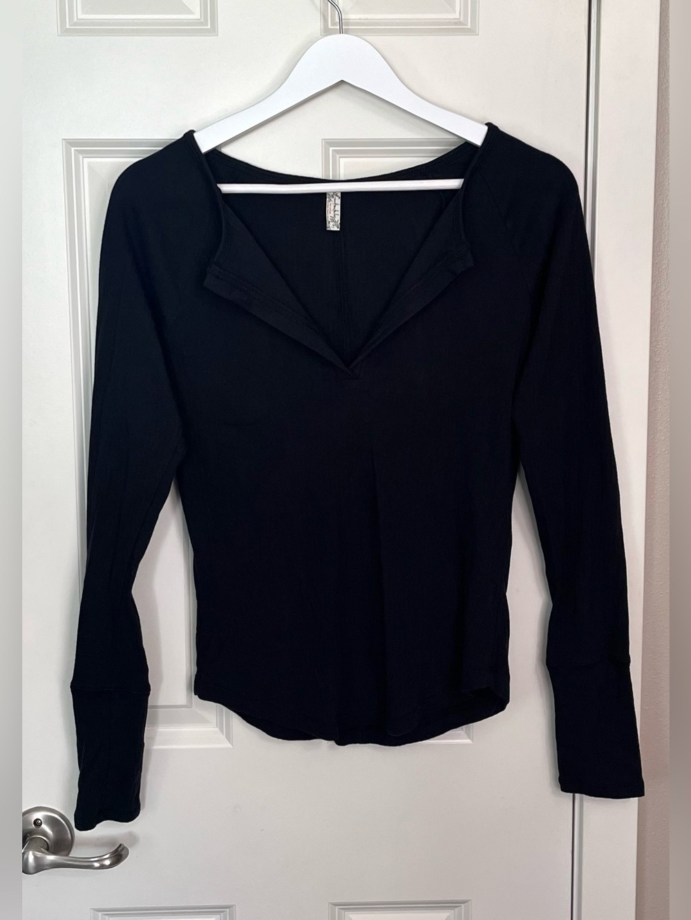 Free People Intimately Ribbed Long Sleeve NWOT